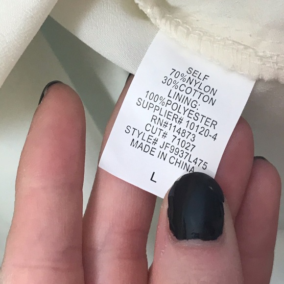 Miss Chievious Lace Cream Off Shoulder Boho Blouse - Picture 8 of 8